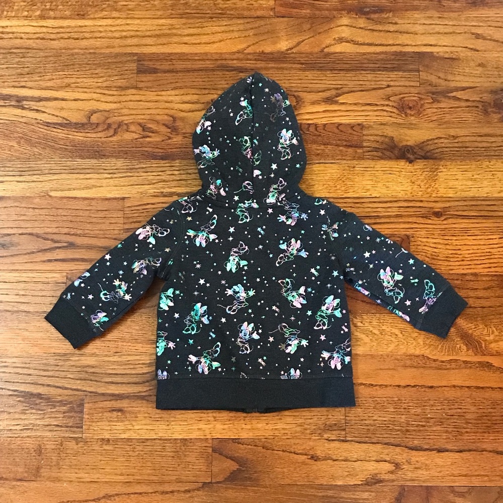 Girls Disney Hooded Hoodie Jacket Coat 
Minnie Mouse Winter Full Zip Sweater - Picture 6 of 14